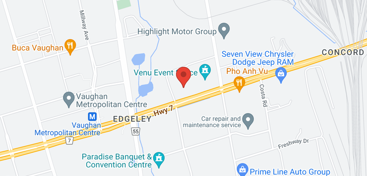 map of 704 2910 Highway 7 Rd W